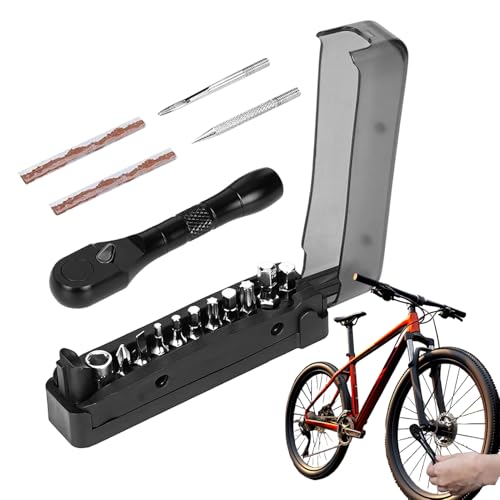 Jeu de clés à cliquet pour vélos et entretien miniature de pneu VTT de ville