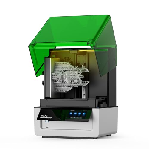 UniFormation GK3 Pro Resin 3D Printer 16K HD LCD 385nm COB Light Source with Smart Heating System & Smart App Printing & Auto Feeding System 8.3 x 4.7 x 9.5inch Large Build Volume