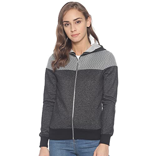 Image of Campus Sutra Cotton Women Crew Neck Sweatshirt
