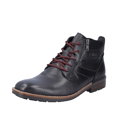 Rieker B1334 Bottes à lacets anti-fatigue avec fermeture éclair pratique