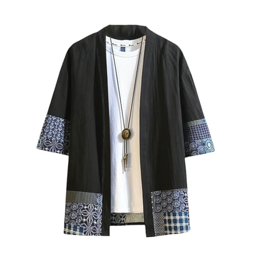 Chemise style chanvre chinois homme col montant idéale pour les loisirs d'été