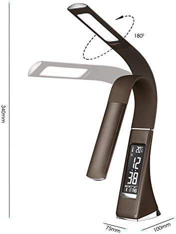 Diagram illustrating various technical specifications and features of the lamp, including power, voltage, LED quantity, and operating temperature.