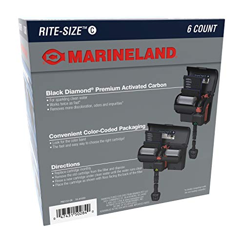 Marineland Rite-Size Cartridge C, 6-Pack #TOP1
