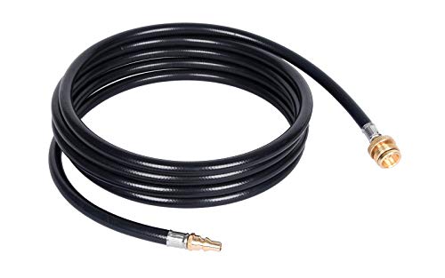 Gassaf 12Ft Quick Connect Propane Hose For Rv To Grill,1/4" Female Quick Disconnect For Connects 1 Lb Portable Appliance To The Gas System In The Rv #TOP2
