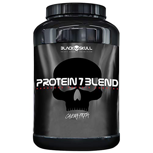 Protein 7 Blend - 837g Morango - Black Skull, Black Skull