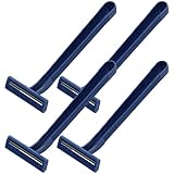 NUOBESTY 24 Stück Einwegrasierer Damen und Herren Kompakter Edelstahl Körperrasierer für Reisen Schmerzfreie Haarentfernung und Präzises Trimmen