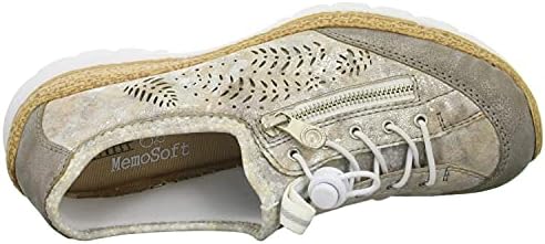 Rieker Hi-Top Trainers Women's N42K6 Low Shoes, Grau, 10 | Image 6