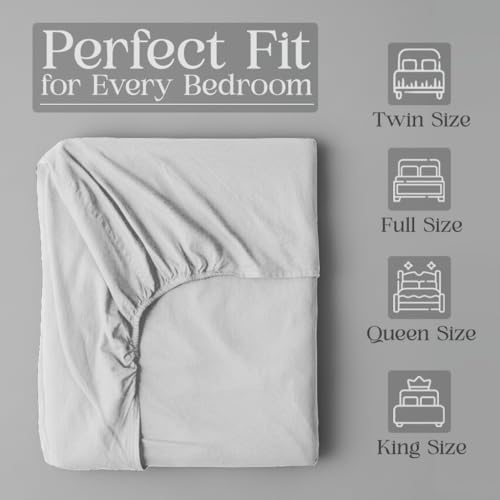 Image of Utopia Bedding 100% Waterproof and dustproof Water absorbant Premium Terry Fitted Mattress Protector (72x78 inches),White