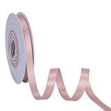 VATIN Double Faced Rose Gold Luxury Glitter Purl Ribbon,3/8 Inches x 10 Yards Prefect for Gift Wrapping,Floral Arrangements,Wedding Decorations
