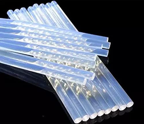 Image of Bristo 20 Pcs 7mm Transparent Glue sticks for 20W Hot melt Glue Gun, Adhesive Gluesticks for Arts, Crafts, Electronics, Repairing & Home Use. [7mm - 20 Sticks]