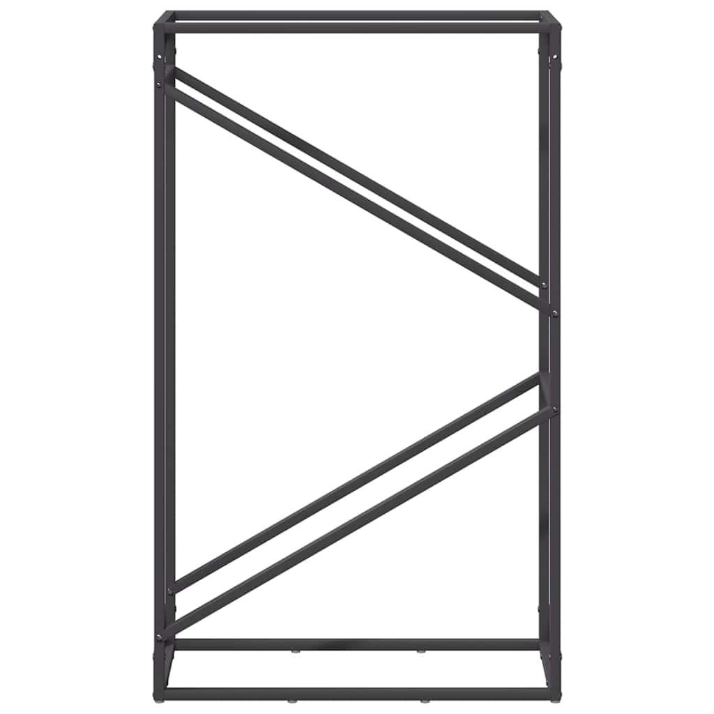 Mangloder - Estantería para leña (60 x 25 x 100 cm, acero laminado en frío, 100 kg de carga, soporte para leña para ordenar, secar, interior y terraza)