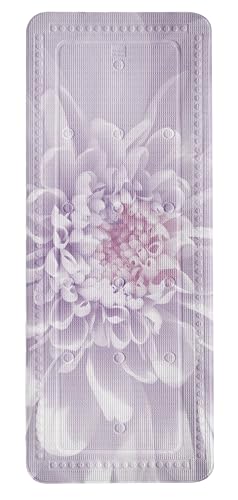 Tapis de baignoire Dahlia lavande pour sécuriser la douche familiale