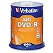 Verbatim VER95102 DVD-R 4.7GB 16X Recordable Disc - 100 Pack Spindle