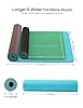 Heathyoga Eco Friendly Non Slip Yoga Mat, Body Alignment System, SGS Certified TPE Material - Textured Non Slip Surface and Optimal Cushioning,72"x 26" Thickness 1/4" #4