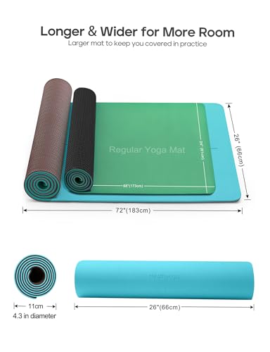 Heathyoga HYTPEYOGAMAT Eco Friendly Non Slip Yoga Mat thumb #4