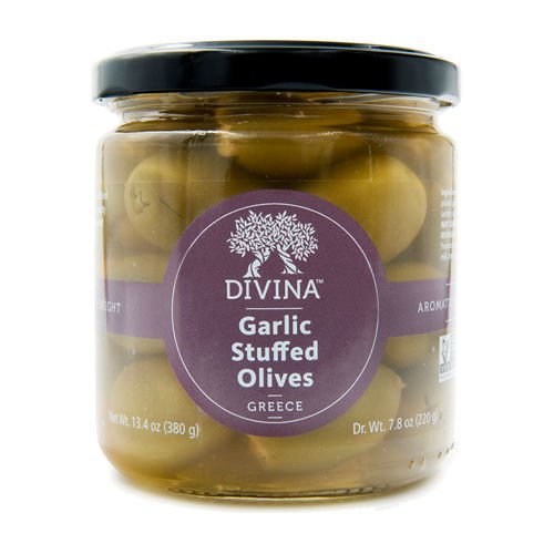 Divina, Garlic Stuffed Olives, 7.8 oz. (3 pack) Grocery