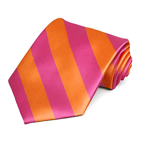 Image of tiemart Men's Striped Tie Standard Length