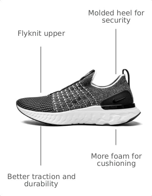 Image of Nike Men's React Phantom Run Flyknit 2 Sneakers