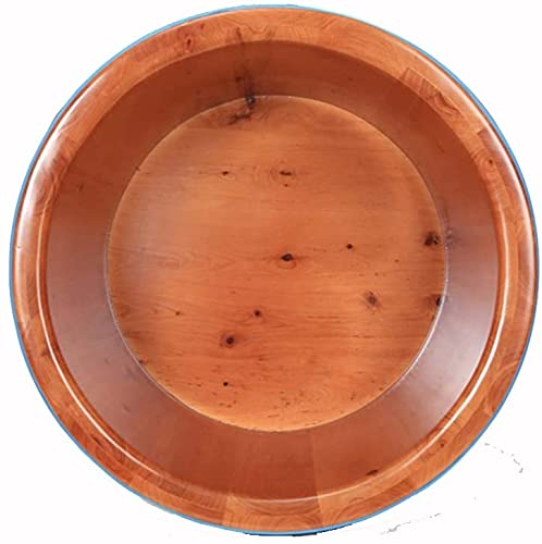 Masajeador de pies spa con tina y barril de madera miniatura 5
