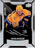 Viktor Arvidsson AU/299 RC Card 2015-16 UD #57 - Slabbed Hockey Cards