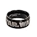 Star Wars Mens Black Stainless Steel Logo Ring (Black)