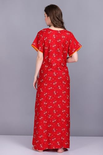 Image of Women's Alpine Mix Print Maxi Nightgown