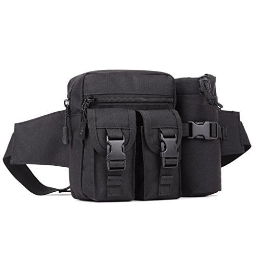 Image of SHOPEE BRANDED Nylon Camo Waist Pack Bag Fanny Packs Waterproof Hip Belt Bag Pouch for Hiking Climbing Outdoor Bumbag