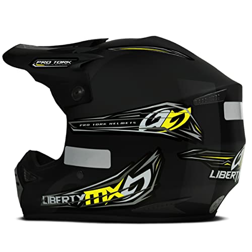 Capacete Motocross Pro Tork Liberty Mx Pro Tam. 60 Preto