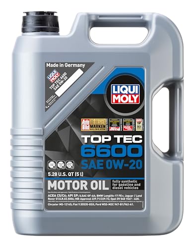 Aceite motor sintético Liqui Moly 0W-20 5L pack x4 miniatura 1