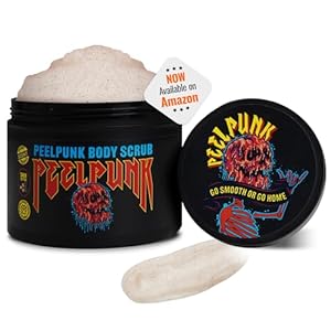 [Amazon Exclusive] PEELPUNK Exfoliating Body Scrub | JUMBO SIZE | Ideal Spa Gift for Pampering Self-Care | Ultra Hydrating Shea Sugar Scrub for All Skin Types | Nourishing Body Exfoliator 17.6oz
