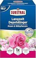 Substral Langzeit Depotdünger für Rosen & Blühpflanzen, 750g, Blühsträucher und Stauden, 6 Monate Langzeitwirkung
