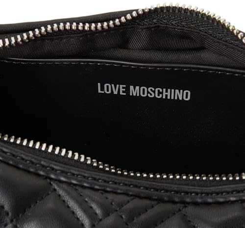 Sac quilted PU noir Love Moschino taille unique chic - 4