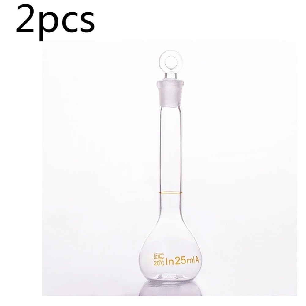 Équipements et fournitures de laboratoire Fiole jaugée avec bouchon 5 ml/10 ml/25 ml/50 ml/100 ml/200 ml/250 ml/500 ml/1000 ml/2000 ml