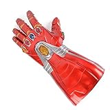 Guantelete del infinitom, Marvel Avengers Guante Thanos con 6 LED Gemas Cosplay Halloween Prop Guantelete Gemas del Infinito, con efectos luminosos Adulto/Niño CHILD
