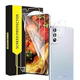 Bodyguard 2+2 Stück Schutzfolie für Panzerglas für Samsung Galaxy S21 Plus 5G, Kamera Schutzglas, Anti-Bläschen, 2.5D Kante, 9H Härte, Sensitive Touch, Hoch Definition S21 Plus Displayschutzfolie