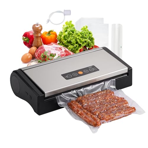 CVRUAY Vacuum Sealer Machine, 75kpa Rechargeable Full Automatic Food Sealer