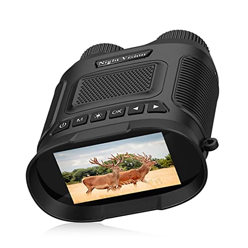 ナイトビジョン 暗視スコープ 暗視ゴーグル ホット双眼鏡デジタル赤外線ナイト ビジョン ゴーグル 2.5KD ビデオ解像度 8X ズーム望遠鏡ハント キャンプ維持 32GB カード 昼夜兼用(Black)