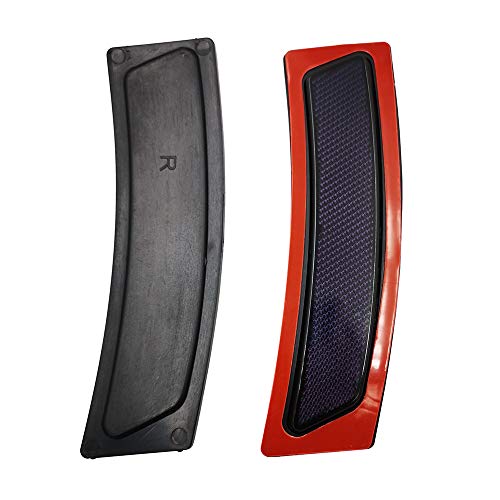 Image of Front Bumper Reflector Side Marker Lights For BMW F30 3 Series F32 F33 F36 4-Series (Gray Lens)