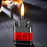 Compact et portable : ce briquet mesure 56*41*14 mm, ce qui est petit et portable et peut être facilement mis dans une poche ou un sac. Il est parfait for les activités de plein air, le camping, la randonnée, etc.