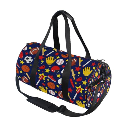 Bolsa de lona para viajes y partidos de baloncesto en un elegante tono azul marino