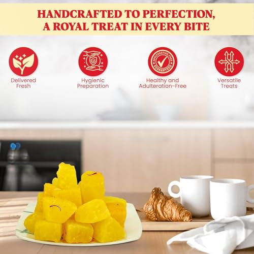 Image of Panchhi Ka Petha COMBO (1Kg Kesar Petha + 500g Kutema Gud Gajak) - Original Agra Petha & Gajak, Traditionally Made with Kesar Saffron (Since 1926) Gajjak Made with Sesame Seeds, Gur & Dry Fruits
