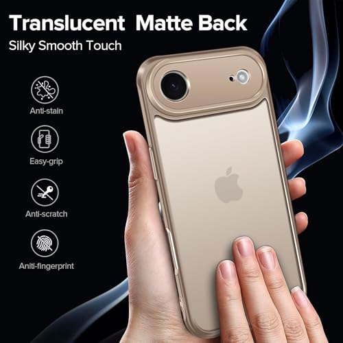 Image of ivoler 3-in-1 Case for iPhone Air 6.5 inch, Titanium Gray