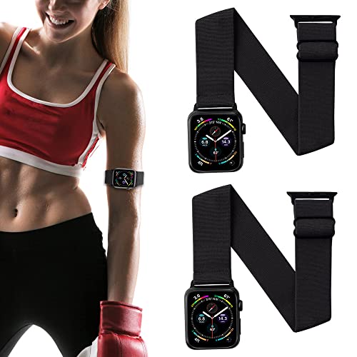 Bracelet Apple Watch extensible ajustable pour sport et fitness