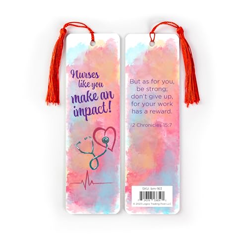 Nurses Make an Impact Bible Verse Bookmark