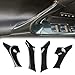 4Pcs Carbon Fiber Interior Door Armrest Panel Trim for Lexus is F 250 350 2006 2007 2008 2009 2010 2012 2013