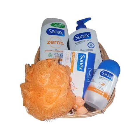 Women's Sanex Sensitive Bath & Body Gift Set Gift Basket- Gifts for women Cover
