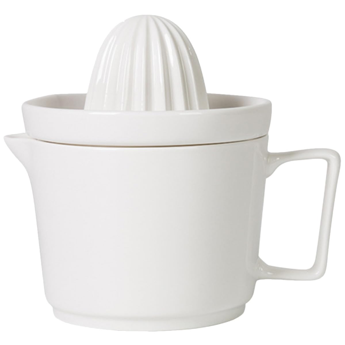 Spremiagrumi in Ceramica Manuale Bianco per Limoni e Uva