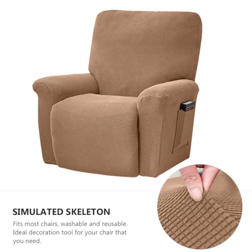 Funda de sillón de masaje elástica KHBUAB reutilizable que decora el salón 8