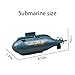ynapmoc Mini Remote Control Nuclear Submarine - High Speed ​​Waterproof RC Boat for Submersible in Pools, Lakes and Ponds - Ideal Gift for Kids and Boys(Blue)