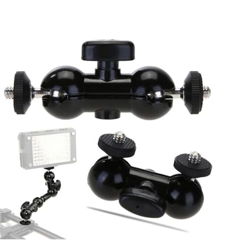 Image of PHOTOMAX Dual Ballhead Articulating Adjustable Arm for DSLR Camera (Dual Ballhead)